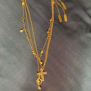 Steve Madden Gold Tone Necklace Trio!! NWT!!